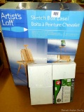 New in box Artist's Loft easel, plus a package of 6