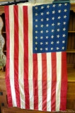 48 star United States flag is approx. 5' x 3'.