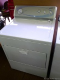 Crosley Super Capacity electric dryer is Model CED147SBW0 matches lot 366. Unit appears in good