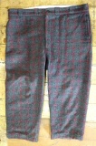 Classic plaid wool pants made by Johnson Woolen Mills of Vermont. In good condition, zipper works