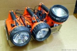 Three Streamlight lite box, portable light source used by lineman and emergency personnel.