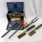 Vintage Universal electric 6'' iron, Reck-Junior vintage curling irons, made in Germany, three