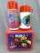 Aladdin Dick Tracy lunch pale, measures 9'' x 7'' x 4'' and matching thermos. Plus a Universal
