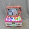 I Dream of Jeannie cute metal lunch box measures 8'' x 3'' x 6'' and Thermos metal Barbie lunch box
