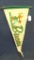 Vintage Milwaukee Bucks pennant measures 29'' long. Has some folds/creases, is in good overall