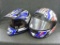 HJC riding helmet youth XL and SnoForceII riding helmet XXL. Both helmets have some scuffs but are