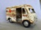 Tonka Rescue Squad vehicle, has paint chips and minor surface rust, in working condition.