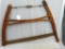 Nice Buck Saw, blade measures about 28''. Wooden handles are in nice shape.