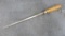 Russell Green River Works sharpening rod is just over 17