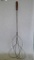 Antique rug beater is 33