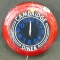 Neat Cambridge Diner lighted clock with box. Lights up but needs battery for the clock to work.