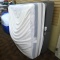 Beautyrest queen sized mattress with box spring and frame. Mattress is in nice condition