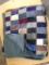 Nice pieces quilt is nice and heavy - keep you nice and warm this winter! In good condition,