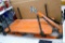 Log sled with ball hitch is great for a four wheeler. Platform is 54