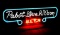 No shipping. Pabst Blue Ribbon neon beer light is about 43
