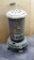Antique Perfection No. 330 smokeless oil heater is about 2' tall.
