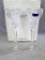 Beautiful pair of Marquis Waterford Crystal Winter Celebrations candlesticks were made in Germany