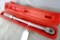 Proto Model 6012 torque wrench goes to 100 ft-lbs and 14.5 m-kgs and has a 3/8