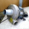 Commercial/Industrial dust collector or fume hood centrifugal blower with 1/2 hp Marathon motor.