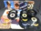 Vintage 45's records incl Meat Loaf, Kiss, Styx, Prince and the Revolution, The Beach Boys, Van