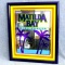 Matilda Bay wine cooler framed mirror; measures 16