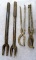 Two ball joint forks and two brake tools.