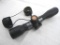 Truglo rifle scope with target turrets is bright and clear. Scope is in Weaver mounts and is 9