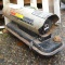 Sears 50,000 BTU heater is 2 1/2' long, seller notes starts and heats.
