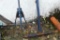 3-point lift arm with hitch ball. Frame measures 32'' x 44''. Other 3-point lift arm is approx 6'
