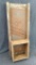 23'' x 9'' wooded framed kraut cutter. Neat piece, has some wear would be nice antique decoration.