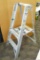 Werner aluminum 2 step, step stool with a nice sized platform; measures 17-1/2