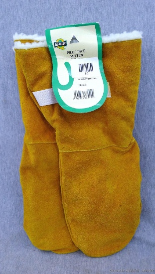 New pair of Quality pile-lined mittens/choppers would be nice and warm, size XL. Great for smaller