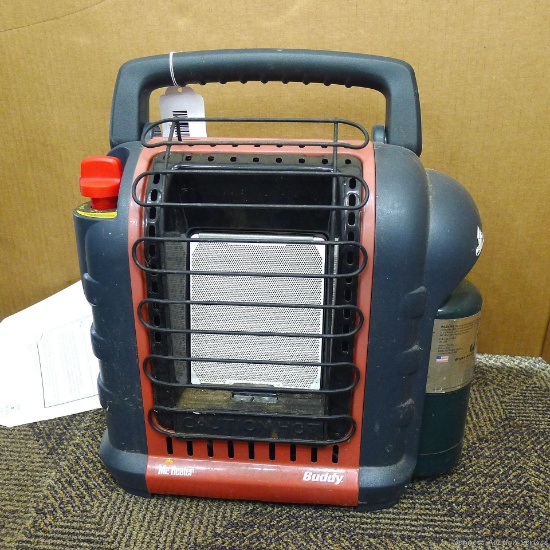 Mr. Heater portable Buddy propane heater for recreation and commercial use; measures 13" x 7" x 15"