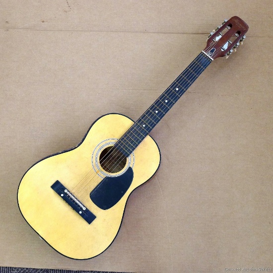 Harmony brand project or parts guitar, model h5422. Is 36'' long. Body and neck have poorly done