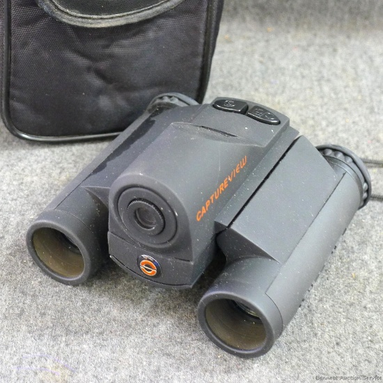 Simmons CaptureView binoculars are model CV1 seem to need a new battery, comes with case.