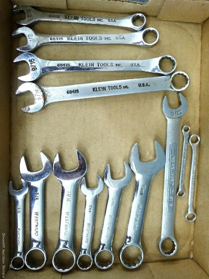 Klein, Craftsman, and Westward wrenches up to 19mm and 11/16".