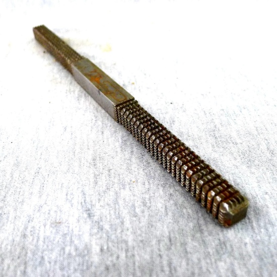 K-D Mfg. Co. thread file is No. 2229. Measures 8-1/2" long.