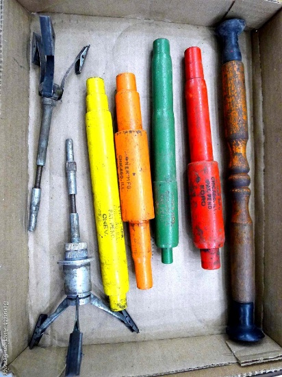 K-D No. 265 and other hone. Armstrong valve lapper. Mandrels for Ford, Chevy, Plymouth and other.