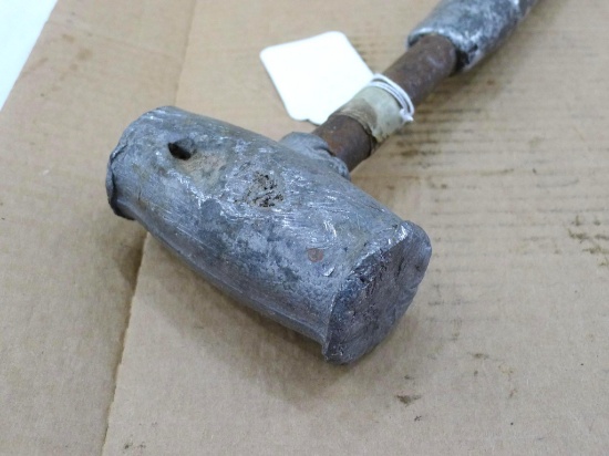 Lead mallet by Imperial Hammer Co. has a 12" handle.