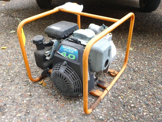 North Star 2'' fresh water pump with Honda GC135 engine, seller notes runs.