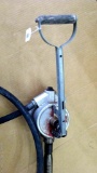 Fill-Rite heavy duty piston hand pump moves 20 gallons per minute with 100 strokes. Lever moves and