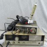 Realistic Navaho TRC-30A CB base station measures 12'' x 9'' x 4'' with hand held speaker, along