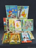 A Little Golden Book collection, includes titles The Happy Man and His Dump Truck, Snow White and