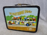 Thermos The Partridge Family metal lunch box, measures 9'' x 7'' x 4'', pale is in nice condition.