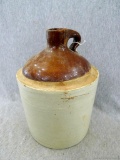 Stoneware jug stands nearly 11