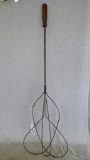 Antique rug beater is 33