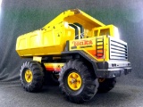 Tonka dump truck, measures 18'' x 8'' x 10'', in good shape.
