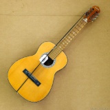 Kingston 6-string acoustic guitar, is currently five string and measures 37'' overall. Body and neck