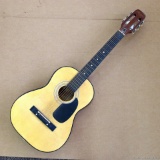 Harmony brand project or parts guitar, model h5422. Is 36'' long. Body and neck have poorly done