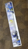 New in package Zebco Ready Tackle Series two piece spin cast rod, reel and a bit of tackle.